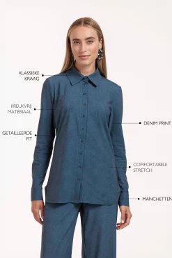 Poppy denim blouse -|Studio Anneloes Online