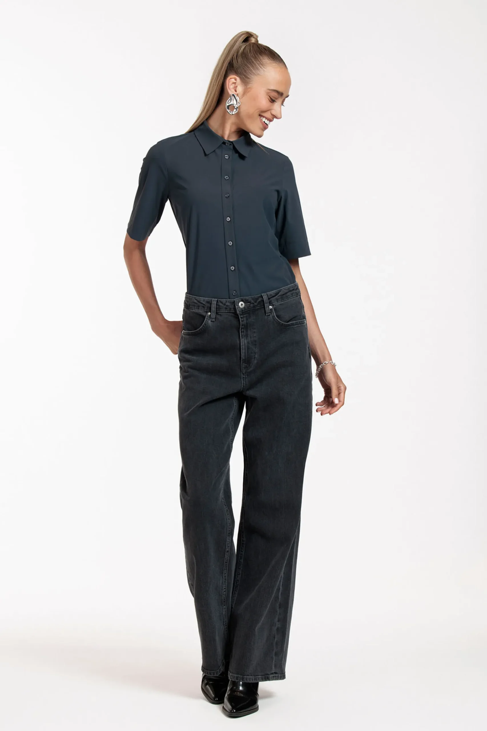 Poppy SSL shirt -|Studio Anneloes New