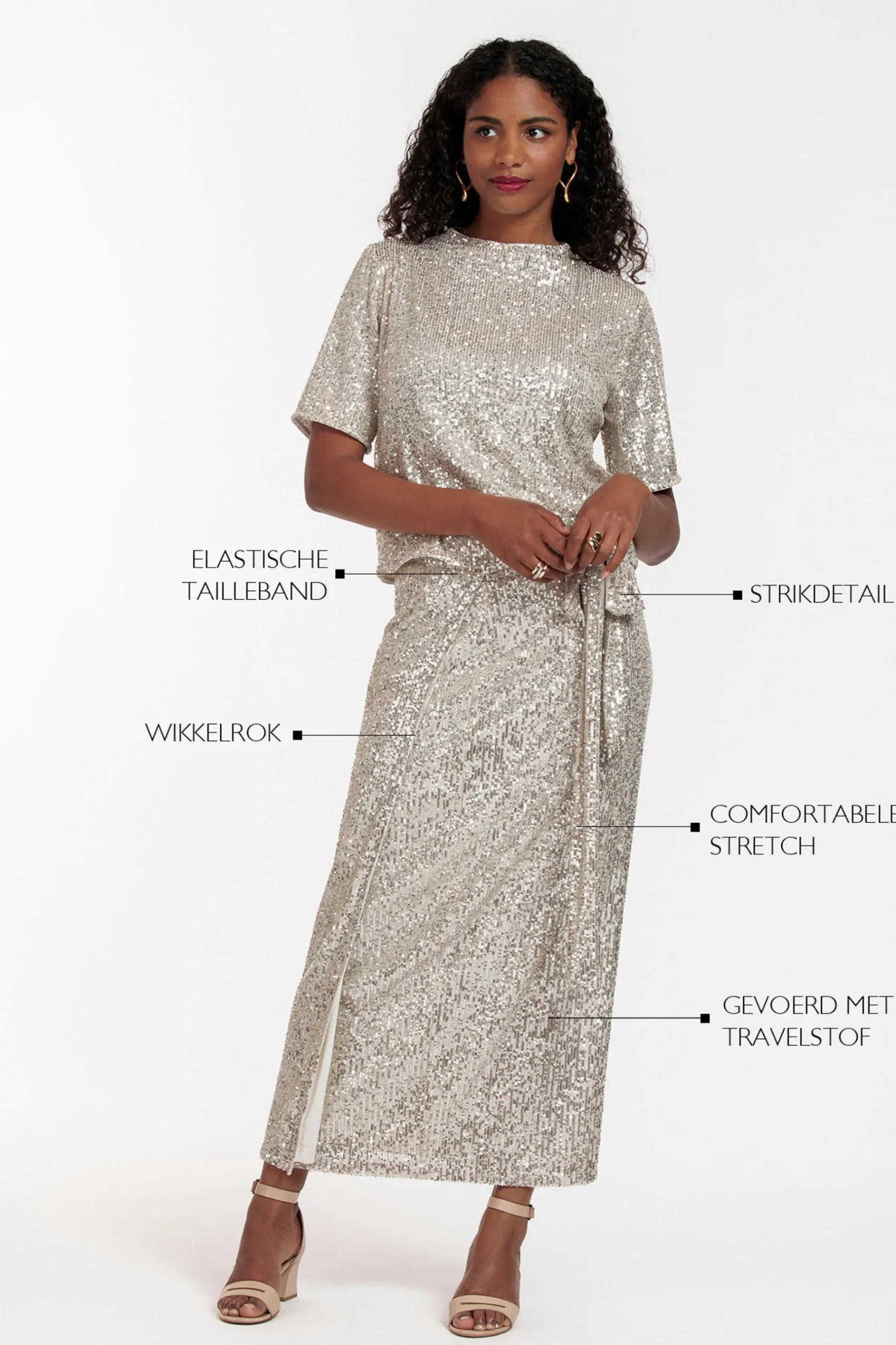 Queen sequins skirt -|Studio Anneloes Fashion