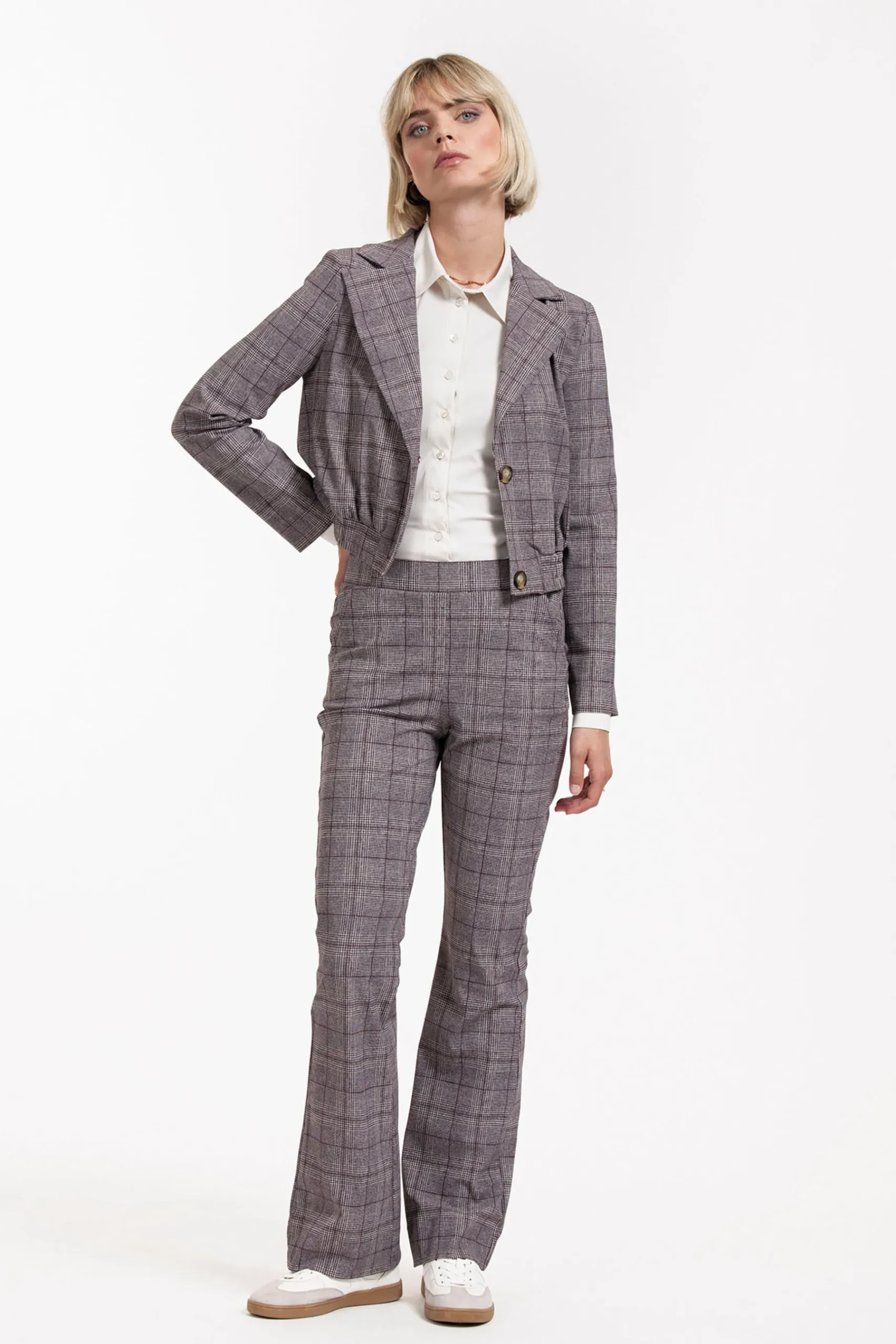 Ruby check jacket -|Studio Anneloes Hot