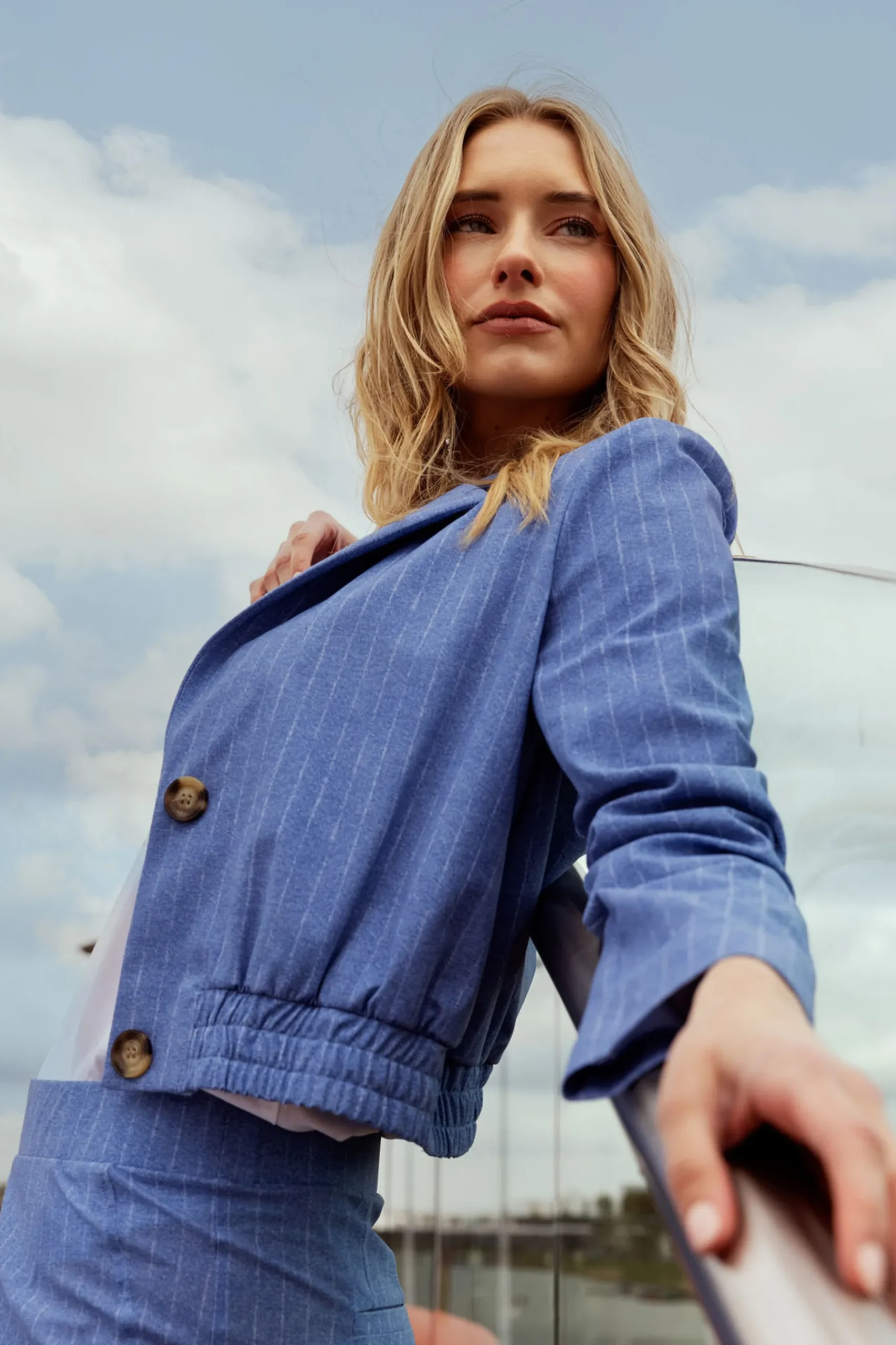 Ruby pinstripe blazer -|Studio Anneloes New