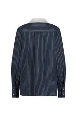 Sammie poplin stripe blouse -|Studio Anneloes Fashion