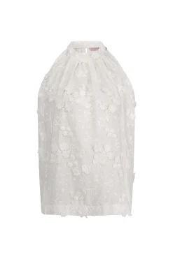 Sara fringe embroidery top -|Studio Anneloes Best