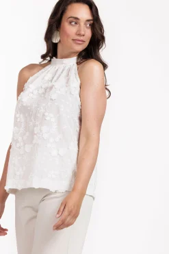 Sara fringe embroidery top -|Studio Anneloes Best
