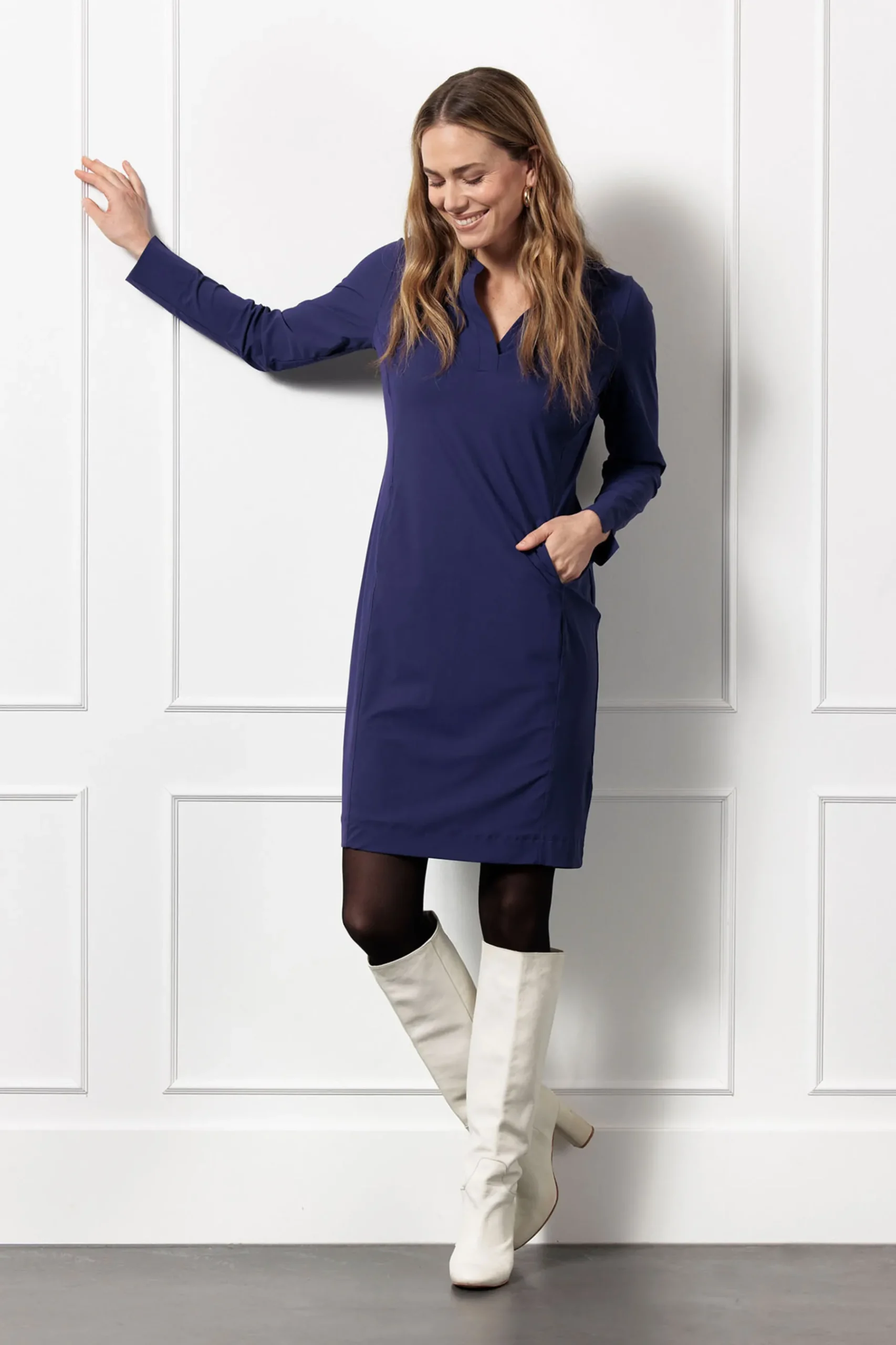 Simplicity long sleeve dress -|Studio Anneloes Best