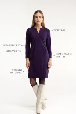 Simplicity long sleeve dress -|Studio Anneloes Best