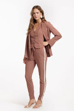 Stairdown pinstripe trousers -|Studio Anneloes Clearance