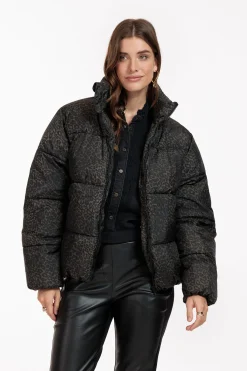 Tanner puffer leopard jacket -|Studio Anneloes Hot