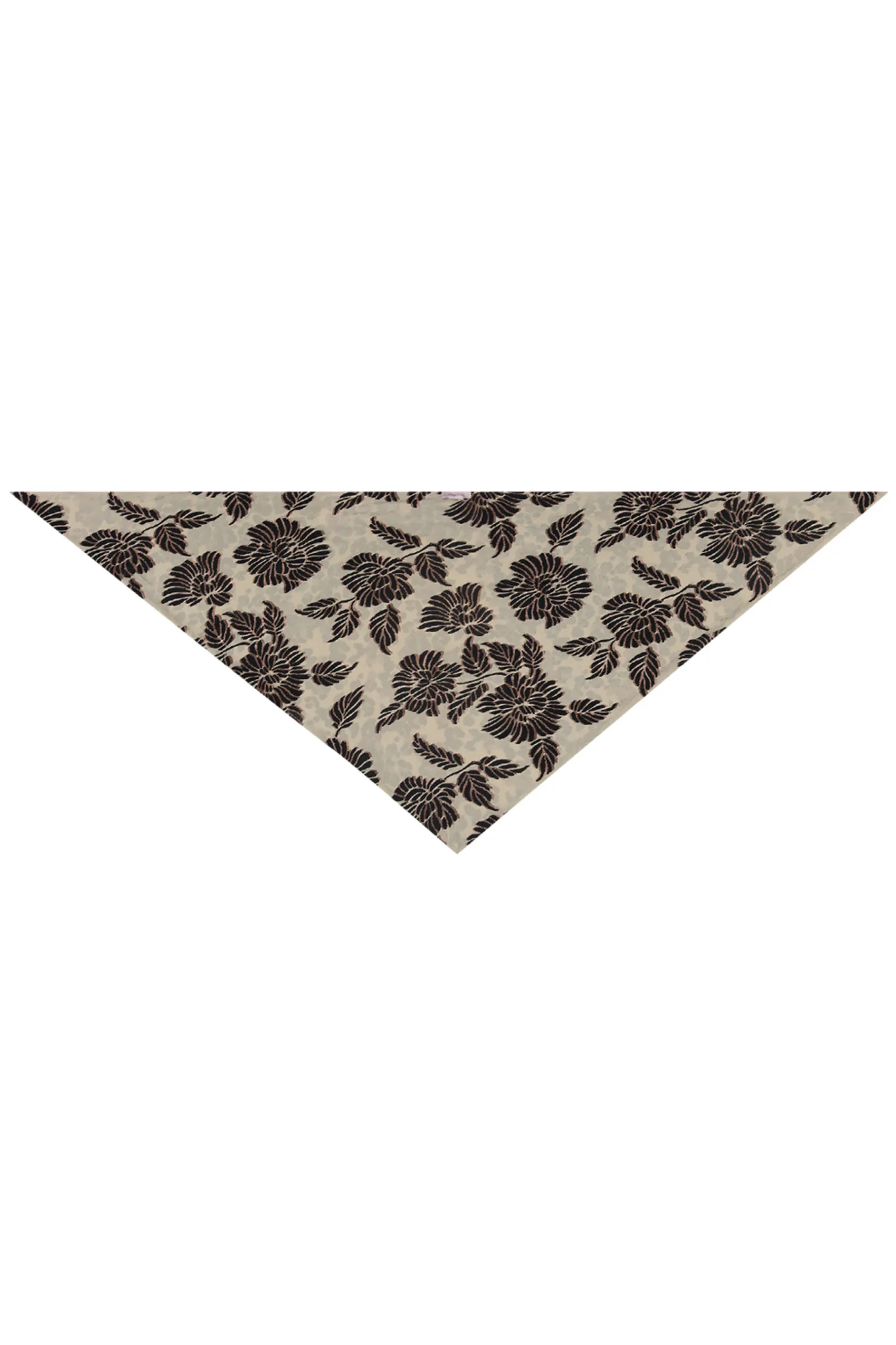 Triangle leopard crepe scarf -|Studio Anneloes Sale