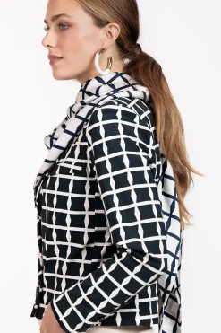 Triangle squares scarf -|Studio Anneloes New