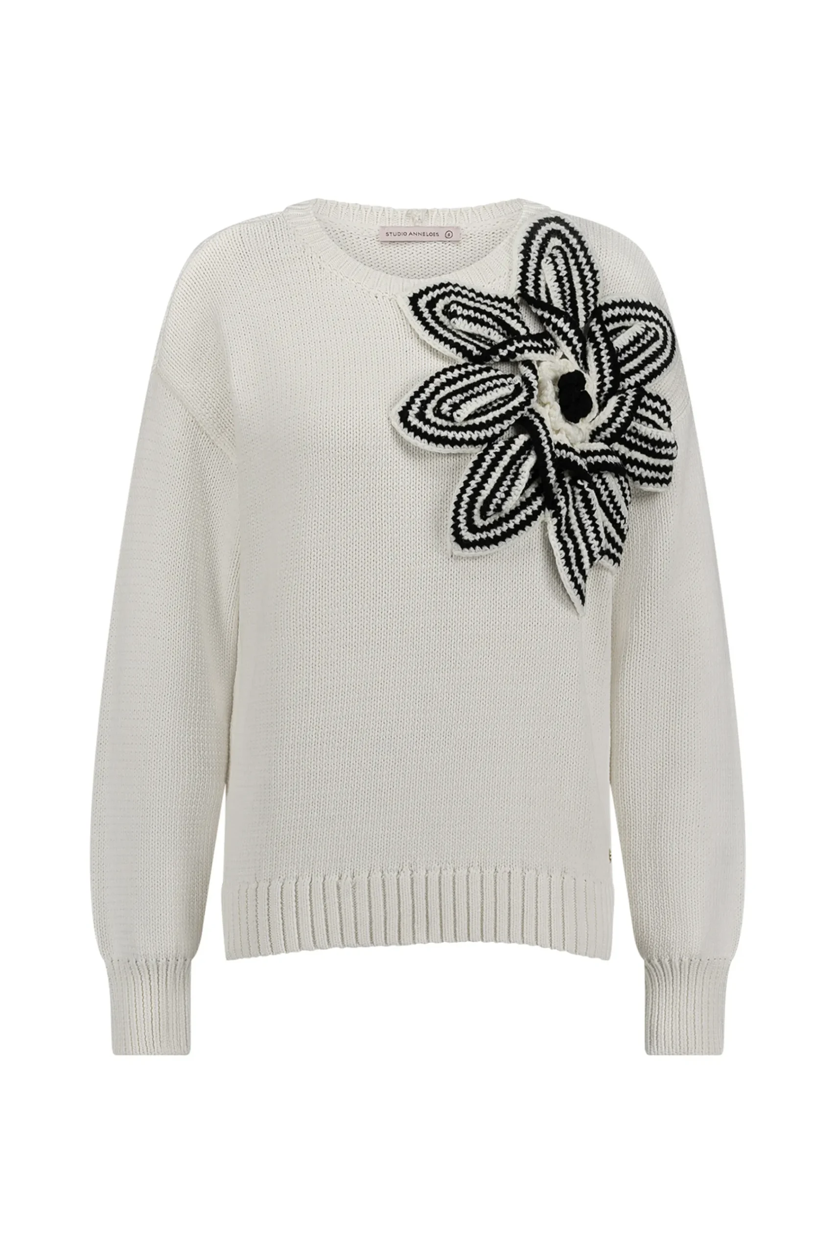 Valerie chunky flower pullover -|Studio Anneloes Outlet