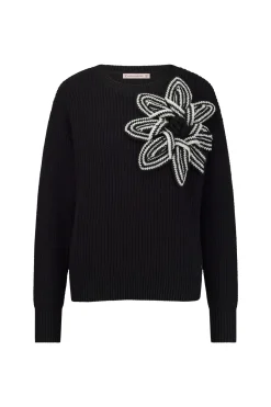 Valerie chunky flower pullover -|Studio Anneloes Hot