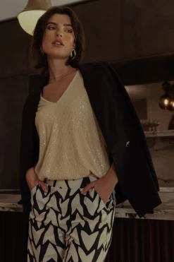 Victoria sequins top -|Studio Anneloes Discount