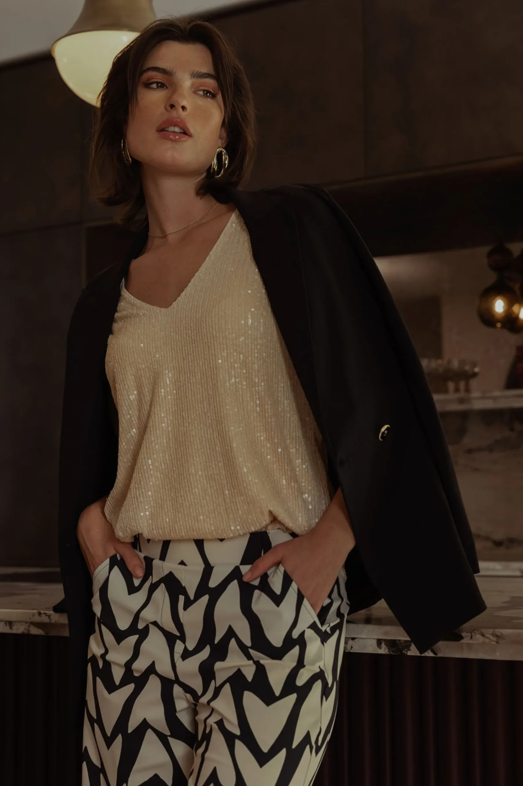 Victoria sequins top -|Studio Anneloes Discount