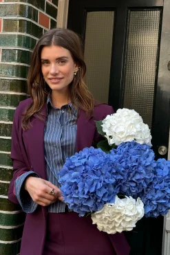 Violet bonded blazer -|Studio Anneloes Best