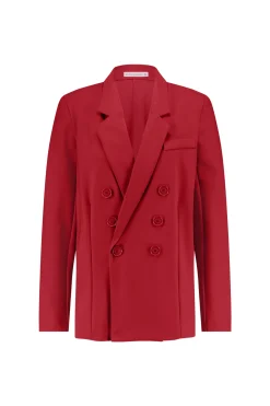 Violet bonded blazer -|Studio Anneloes New