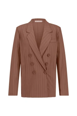 Violet pinstripe blazer -|Studio Anneloes Fashion