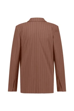 Violet pinstripe blazer -|Studio Anneloes Fashion