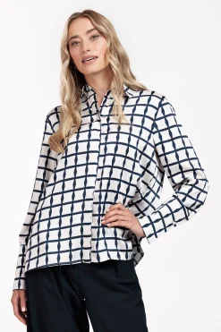 Yara squares blouse -|Studio Anneloes Clearance