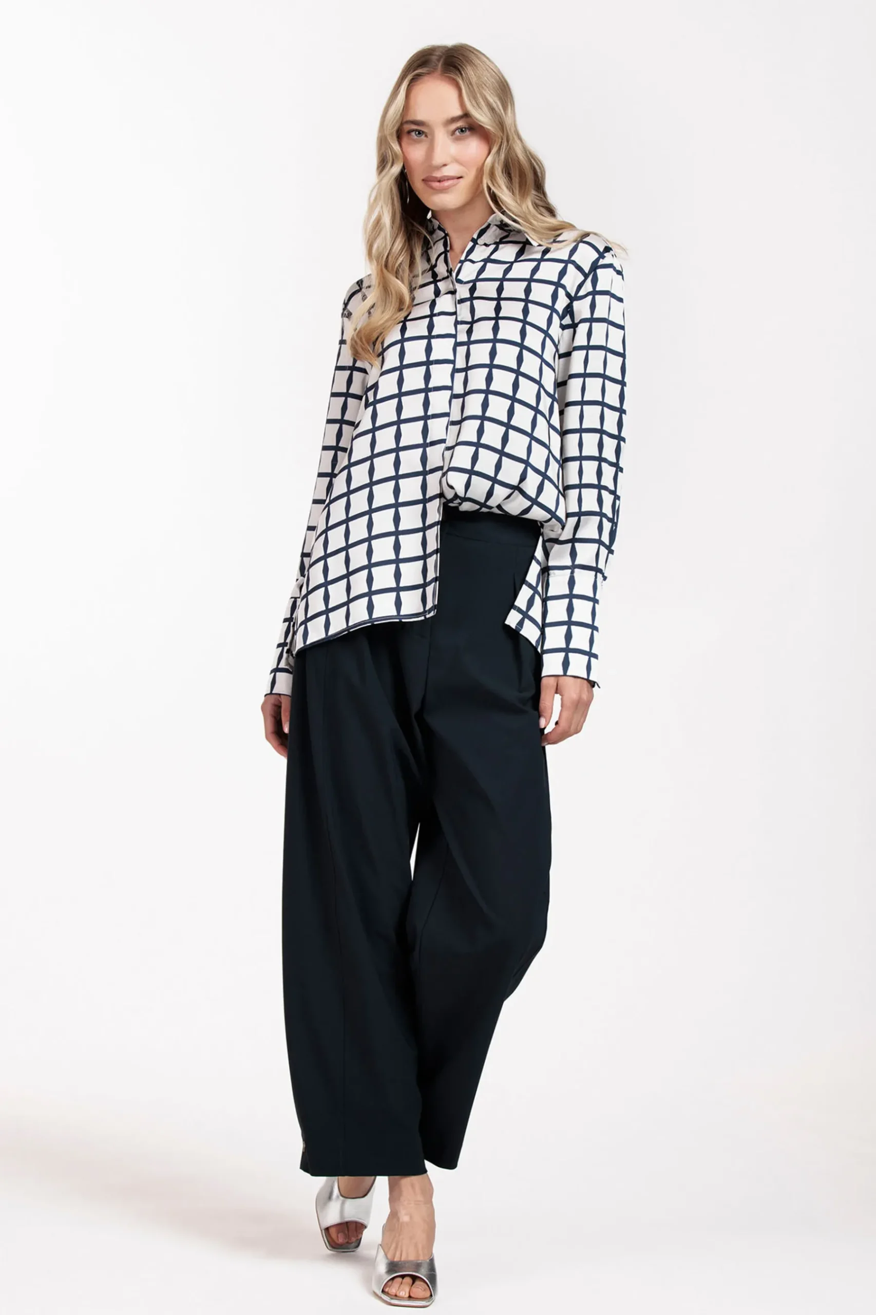 Yara squares blouse -|Studio Anneloes Clearance