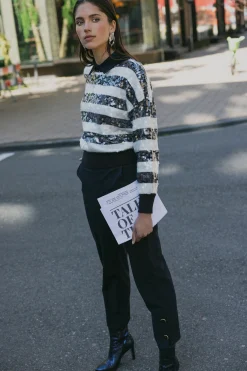 Ivory button trousers -|Studio Anneloes Discount